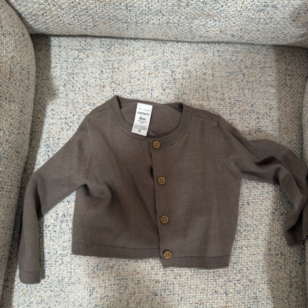 Carter's Dark Brown Kids Cardigan